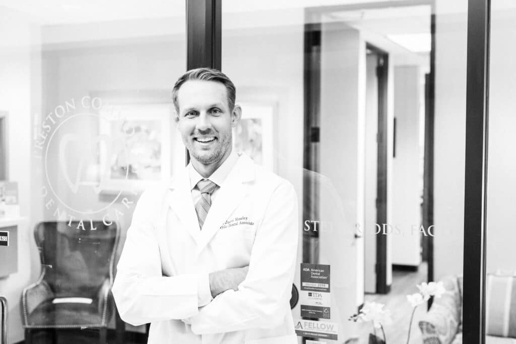 Dallas Dentist Dr. Moseley - black and white Patient Forms Dr. Moseley DR. Justin Moseley. Moseley Dental Group. General, Cosmetic, Restorative, Preventative Dentistry Dentist in Dallas TX 752253